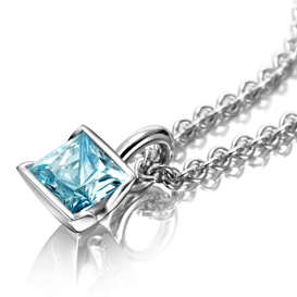 Anhänger mit Aquamarin