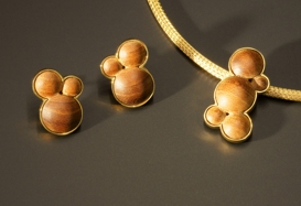 Kreise aus Zwetschgenholz